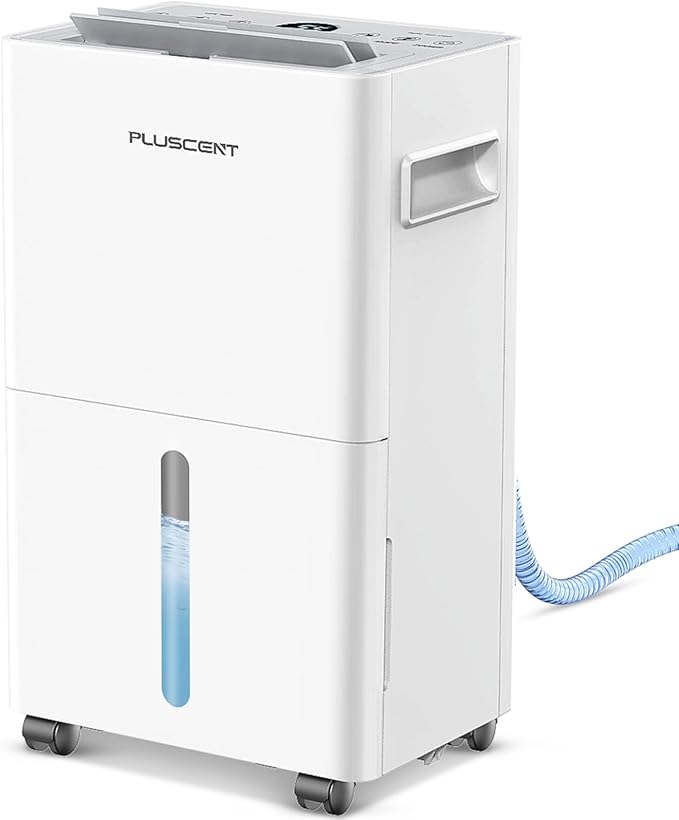 1,500 Sq. Ft Dehumidifier for Basement, 21 Pints Dehumidifiers for Home with Drain Hose, Quiet Operation, Smart Humidity Control, Auto Defrost, 24H Timer, Portable for Bedroom, RV, Bathroom