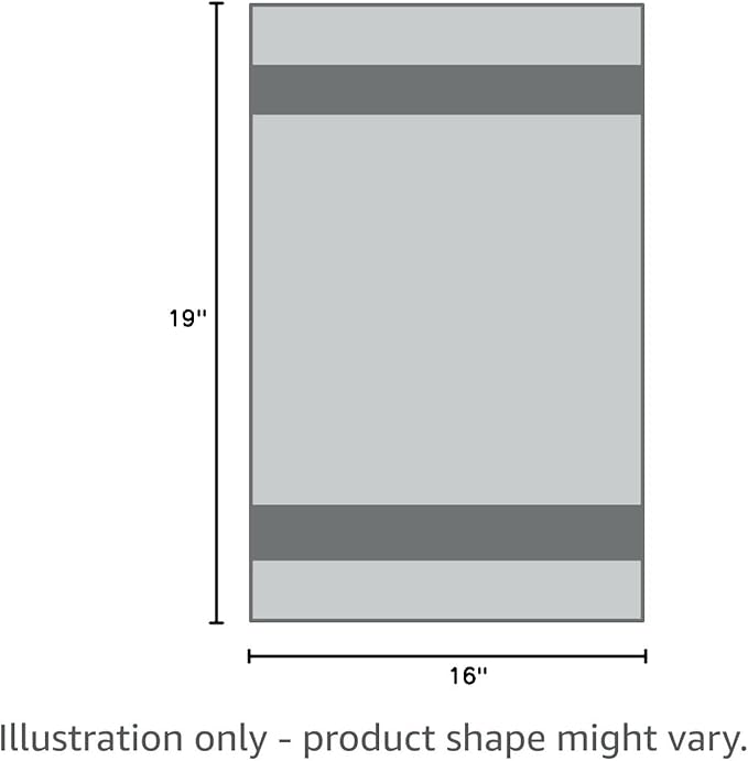 Universal Cleaning Towels, Gold Striped-White Bulk 36 Pack, 16” X 19” 100% Cotton Fully Bordered Commercial Grade Terry Weave Cloth Bar Mops for Everyday Restaurant or Home Use