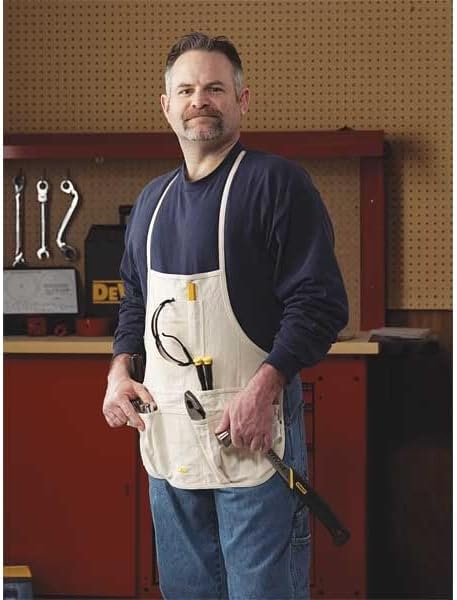 Custom Leathercraft Tool Holsters Waist tool aprons, White, Small US