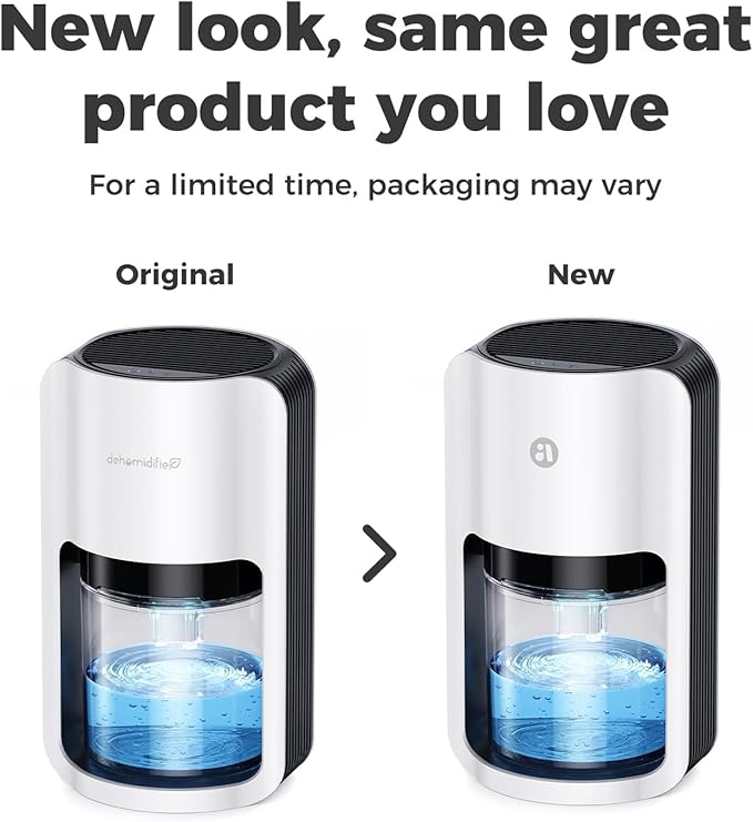 Dehumidifier for Home, 42oz Dehumidifier for Bathroom, Dehumidifiers for Room with Auto Shut Off, Auto Defrost Quiet Dehumidifier for Bedroom Wardrobe Closet Trailer RV