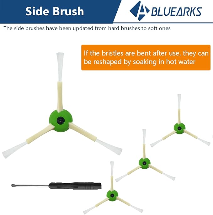 16Pcs Parts Compatible with Roomba i1+ J7 i7+ i3+ i4+ EVO i6+ i8+ i7 J7+ Plus E5 E6 E7 Robot Vacuum Cleaner Accessories Kit, 2 Rubber Main Brush 4 Filters 4 Side Brushes 6 Vacuum Bags