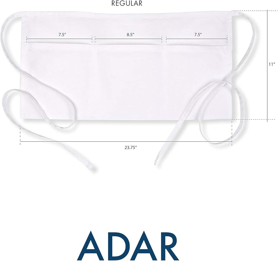 Adar Universal Belt Apron 2 Pack - Unisex Belt Apron