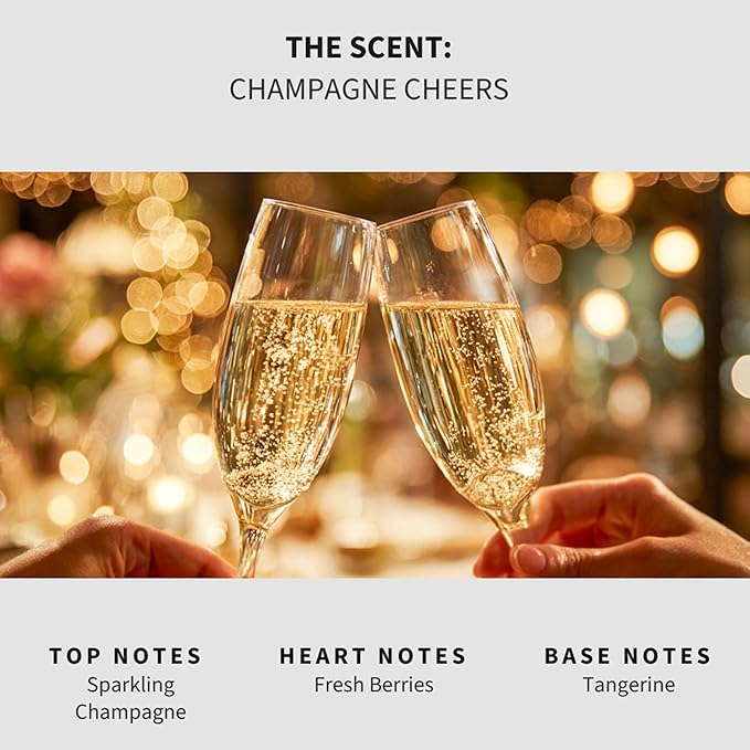 Luxury Floor Cleaner, Scented Mop Soap Concentrate | Hard Floor Cleaner for Tile, Vinyl, Laminate, LVP & Sealed Hardwood | Low-Foam, Streak-Free | 36 oz | Champagne Cheers