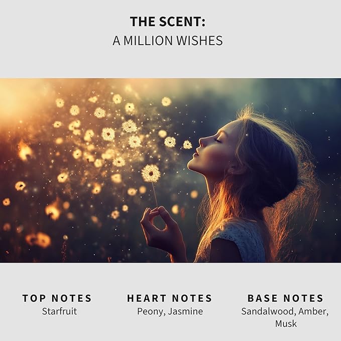 Luxury Floor Cleaner, Scented Mop Soap Concentrate | Hard Floor Cleaner for Tile, Vinyl, Laminate, LVP & Sealed Hardwood | Low-Foam, Streak-Free | 36 oz | A Million Wishes