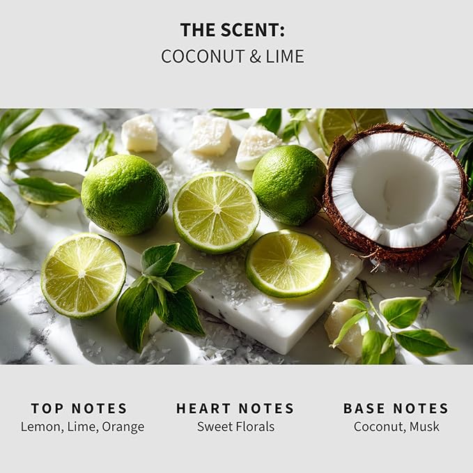 Luxury Floor Cleaner, Scented Mop Soap Concentrate | Hard Floor Cleaner for Tile, Vinyl, Laminate, LVP & Sealed Hardwood | Low-Foam, Streak-Free | 36 oz | Coconut & Lime