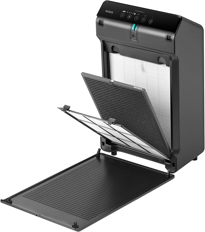 WINIX 5520 Air Purifier for Home Large Room Up to 1882 Ftยฒ in 1 Hr With Air Quality Monitor, True HEPA, High Deodorization Carbon Filter and Auto Mode, Captures Pet Allergies, Smoke, Dust.