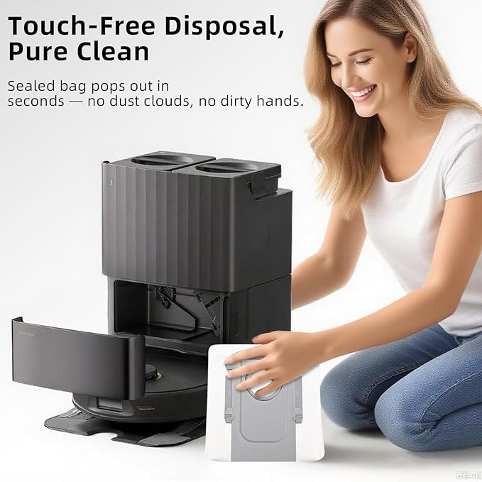 18 Pack Dust Bags for Roborock QRevo/Saros 10R/ S8 MaxV Ultra/Qrevo Pro/Qrevo S/Qrevo Master/QV 35A/Qrevo Curv/Qrevo Edge/Qrevo Slim/Qrevo Plus Vacuum Cleaner, Replacement Vacuum Bags, 3.5L Capacity