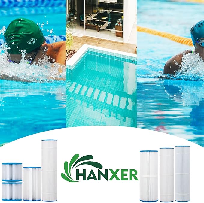 HANXER® System 3 S7M120 Inner and Outer Set Pool Filters- Replacement for SR300, 25021-0200S and 25022-0201S Pool Filter Cartridge, 300 Sq.Ft.