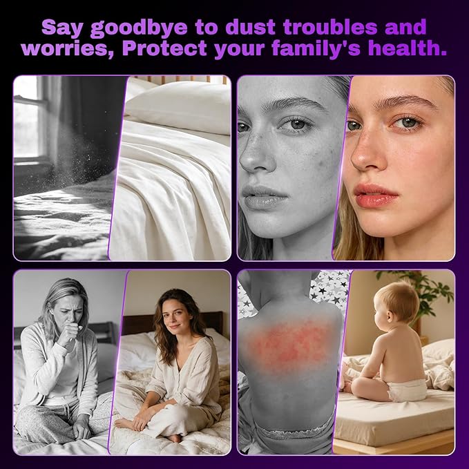 Stillstorm Mattress Vacuum Cleaner 16KPA Mattress Cleaner uv Sanitizing, Handheld Vacuums Corded with Large-Capacity for Bed, Sofa, Carpet 140°F Hot Air Multi-Function Dual-Display Digital Readout