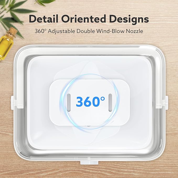 CHIVALZ Humidifiers for Bedroom Large Room Home, 6L Cool Mist Humidifier for Baby and Plant, Oil Diffuser, Top Fill Humidifier with Night Light, Quiet 23dB, Up to 26H, White 1Pack