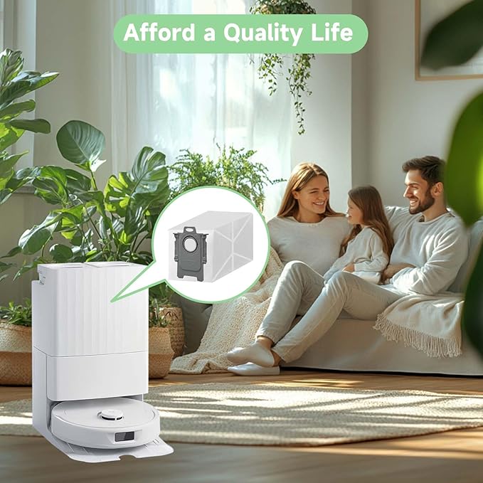 20 Pack Qrevo Dust Bags for Roborock QV 35A, Qrevo S5V, Saros 10R/Z70, Qrevo Edge S5A, Qrevo CurvX, S8 MaxV Ultra, Qrevo Curv S5X, Qrevo S/Pro/Plus/Edge/Master/Slim/Curv/MaxV/2R3W Qrevo Series