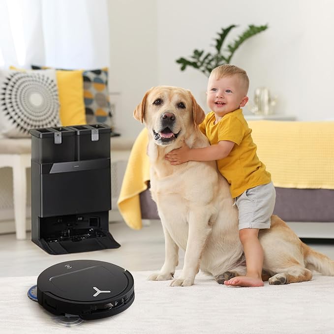 10 Pack Dust Bags Replacement for ECOVACS DEEBOT X8 PRO OMNI /X9 PRO OMNI /T50 Pro OMNI /T50 MAX PRO OMNI /T80 OMNI Vacuum Robot Station,4L Activated Carbon Bags Replacement Vacuum Station Accessories