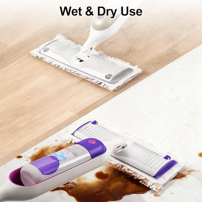 32 Pack 5X Cleaning Power Mop Pads for Swiffer Power Mop, Disposable Power Mop Pad Refills, 14-Layer Thickened, Quick-Absorb, No Residue, for All Finished Floors