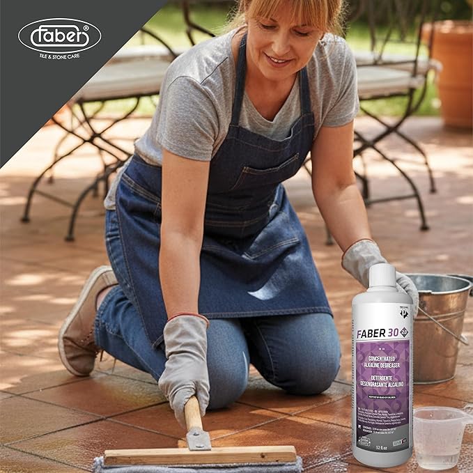 FABER 30 2.0 Heavy-Duty Alkaline Cleaner (950mL) Removes Stubborn Dirt from All Hard Surfaces and Synthetic Coverings