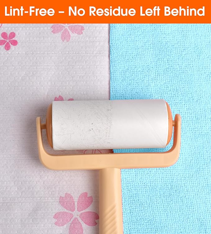 Microfiber Cleaning Cloth Roll - 100 Pack Tear Away Microfiber Paper Towels, Reusable, Washable, Scratch-Free, Kitchen Towels for Car, Home, Kitchen, Glass, Dishes (Blue)