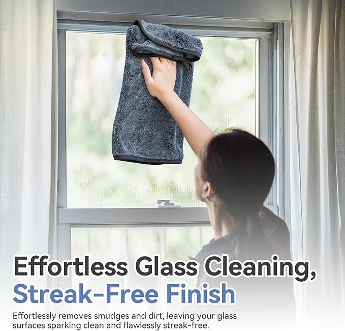 Shiny Wipes Shower Cleaning Cloths - 3pcs Super Absorbent Microfiber Bath Towels for Effortless Cleaning of Windows, Bathroom, Car & Home Toilet - Must-Have!(11.8x15.7in
