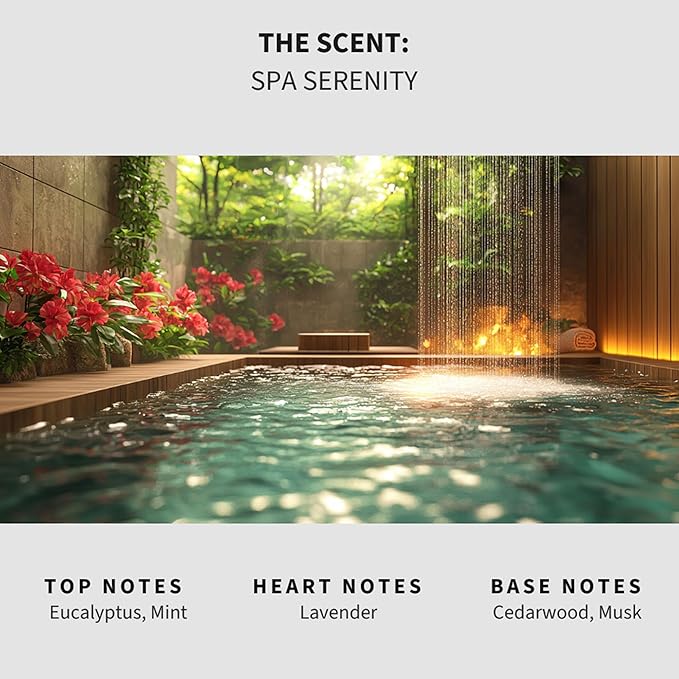 Luxury Floor Cleaner, Scented Mop Soap Concentrate | Hard Floor Cleaner for Tile, Vinyl, Laminate, LVP & Sealed Hardwood | Low-Foam, Streak-Free | 36 oz | Spa Serenity