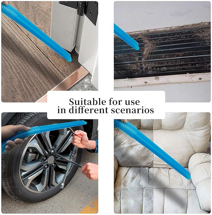 2 Pcs Dryer Lint Vac Attachment Hose, Dryer Vent Vacuum Hose Attachment for Most Cleaner