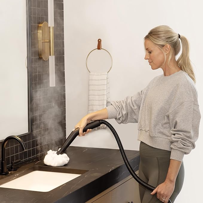 Dupray Small Triangle Bonnets – Reusable Microfiber Cleaning Pads for Steam Cleaners, Precision Fit Steam Mop Accessories for Hard Floors, Tiles, Grout – Pack of 5