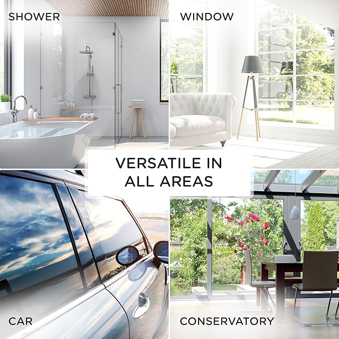 Telescopic Shower Squeegee Black - With Suction Hook & up to 100 cm I Shower squeegee for glass doors Cleaner squiggy for tile and walls Bathroom squeeze for door Long handle sweep & squeegees