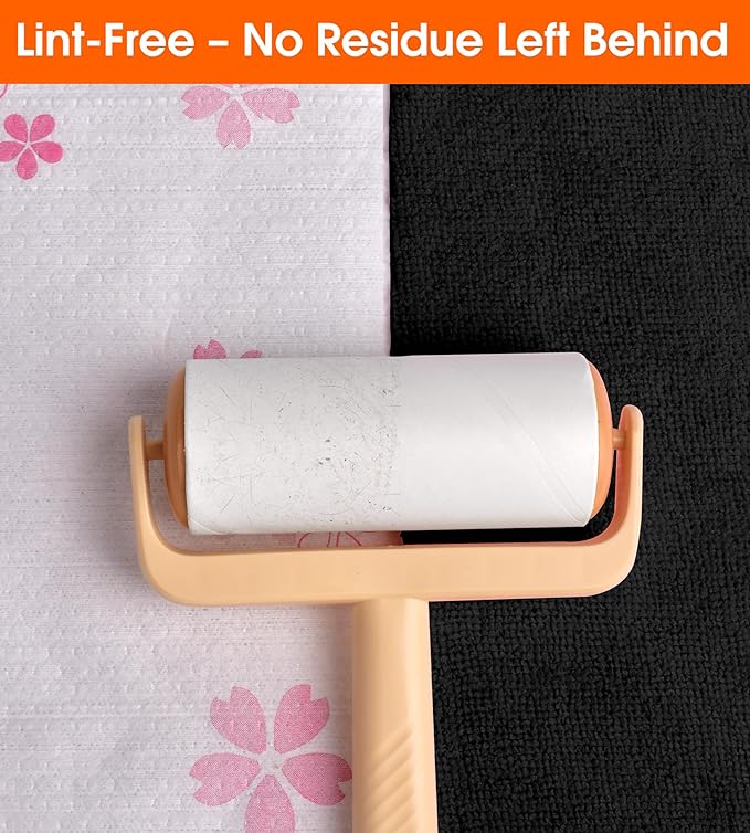 Microfiber Cleaning Cloth Roll - 100 Pack Tear Away Microfiber Paper Towels, Reusable, Washable, Scratch-Free, Kitchen Towels for Car, Home, Kitchen, Glass, Dishes (Black)
