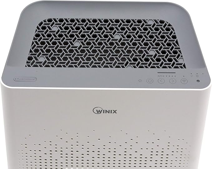WINIX AM90 Air Purifier for Home Large Room Up to 1740 Ftยฒ in 1 Hr With Air Quality Monitor, True HEPA, Carbon Filter and Auto Mode, Captures Pet Allergies, Smoke, Dust