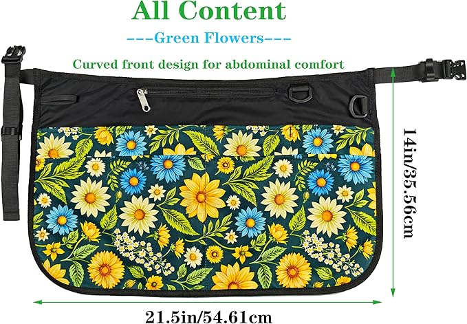 Cleaning Apron Caddy for Women with 6 Pockets, Professional Waterproof Cleaning Supplies for Housekeeping