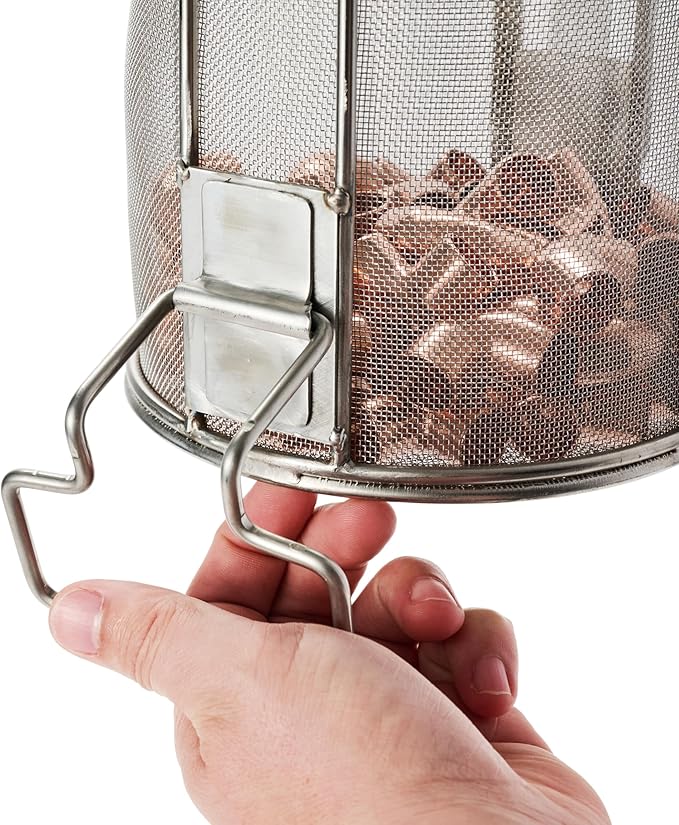 Dip N’ Drain – Stainless Steel Part Cleaning Strainer Basket for 2-Gallon Buckets (Bucket Included) | 1/32″ Mesh, Swing Handle, Perfect for Mechanics, Auto Parts, Garage, Shop & Home Workshop Cleaning