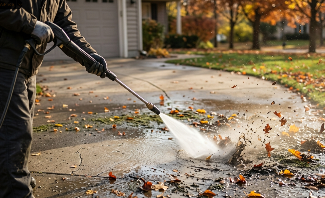 Fall Driveway & Gutter Reset: Power Wash Before Winter