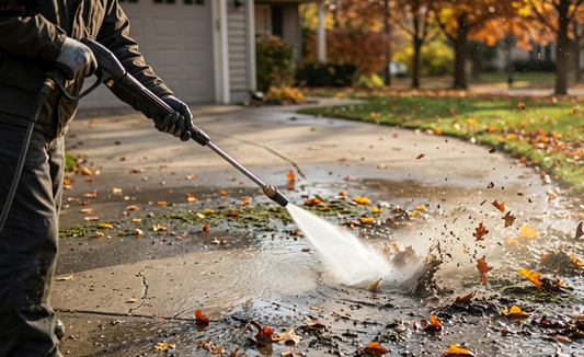 Fall Driveway & Gutter Reset: Power Wash Before Winter