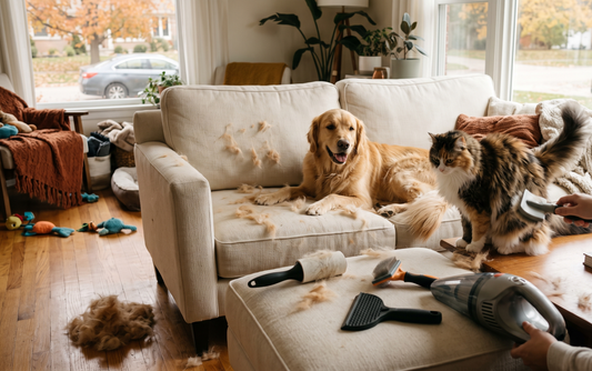 Fall Pet Shedding Season: Keep Hair Off Furniture & Cars
