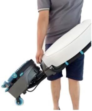 X-Scrub® Mini 11" Commercial Grade Automatic Floor Scrubber | Forget the mop and get in all the tight spots with the X-Scrub Mini. Efficiently scrubs the floor and leaves it dry.