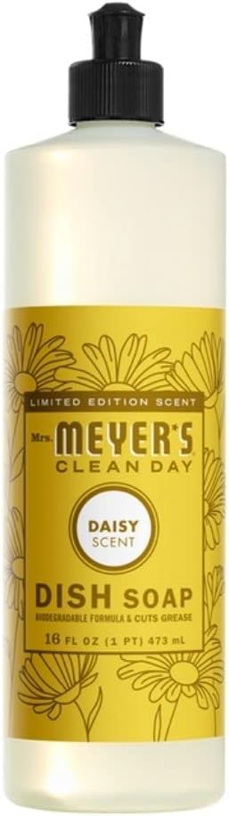 MRS. MEYER'S CLEAN DAY Liquid Dish Soap, Daisy, 16 fl. oz