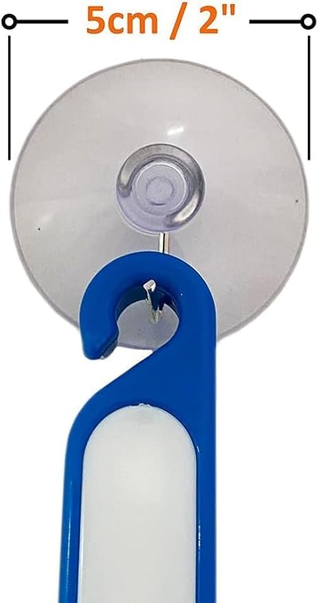Shower Squeegee for Glass Doors, Sticking Hook, Cleaner for Bathroom, Multi-Purpose Rubber Squeegee for Shower, Glass Window Wiper, Car Windshield, Mirror, Kitchen Sink,7.5,inch, 3 Color (Set of3)