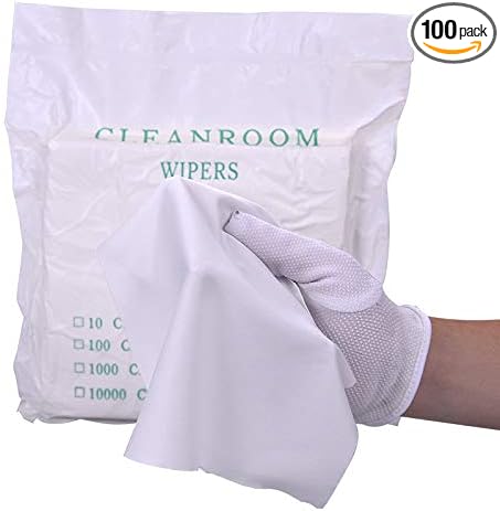 150 pcs/bag, 12''x12', Clean room wiper,100% Polyester LCD PCB Cleanroom wipe,double-knit cleanroom cloth no-run interlock pattern