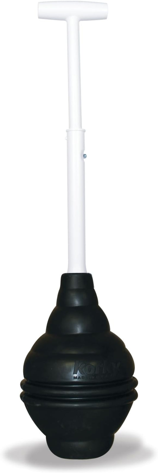 Korky BeehiveMAX Heavy Duty Toilet Plunger - Seals All Bowl Shapes – Powerful Clog Removal