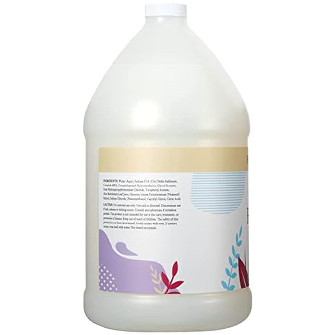Ginger Lily Farms Botanicals All-Purpose Natural Fragrance-Free Hand Soap, Liquid Hand Soap Refill, 128 Ounces, 1 Gallon (Case of 4)