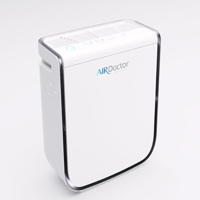 AIRDOCTOR AD2000 Air Purifier for Small & Medium Rooms and Small Bedrooms. 3 Stage Filtration with Pre-Filter, UltraHEPA, Carbon/VOC (AirDoctor 2000)