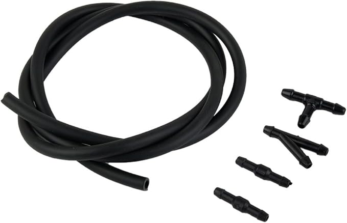 1M Washer Jet Pipe and Connectors Set for Efficient Car Windshield Cleaning