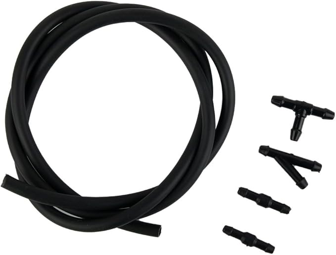 1M Washer Jet Pipe and Connectors Set for Efficient Car Windshield Cleaning