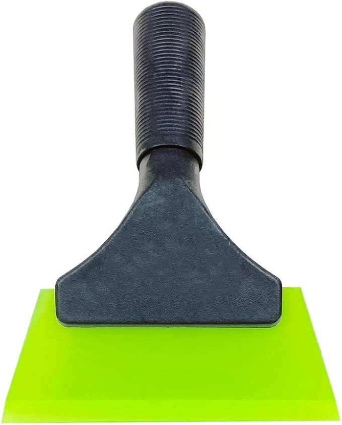 Rubber Squeegee Shower Door Squeegee Windshield Squeegee Ice Scraper Miracle Scraper for Vinyl Wrapping, Window Tinting, Windshield Washing, Bathroom Door Cleaning(1 Pack, Green)
