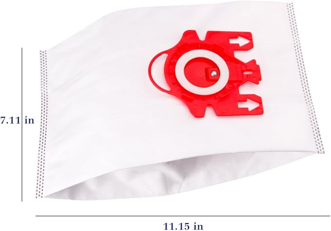 I-clean Replacement FJM Vacuum Bags 12PCS, AirClean 3D Efficiency Vacuum Cleaner Dust Bags With 2 Motor Protection Filters & AirClean Filte