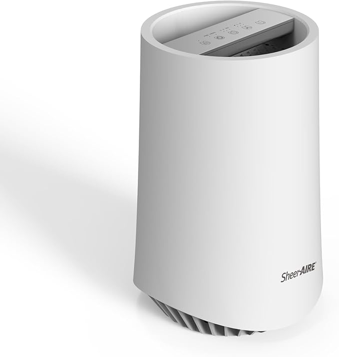 Air Purifier Durable H13 HEPA Filtration Air purifiers with 360°Air Intake，Suitable for Pet Households, Offices, Dormitories, Bedrooms (Medium)