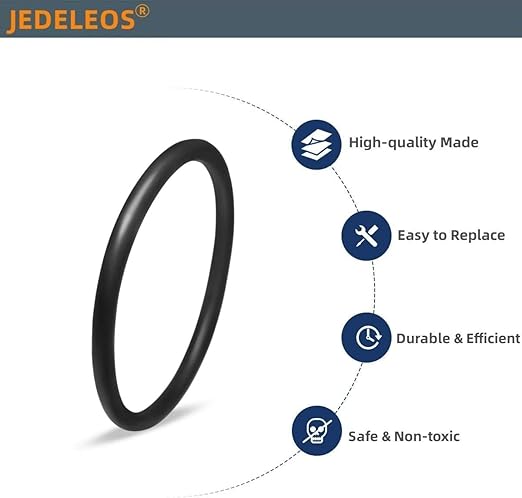 RD Belt 66100 for Sanitaire Commercial Upright Vacuum SC679 SC684 SC688 SC886 SC887 SC888 SC899, Round Belts for Eureka 52100 and 52100C Replace Parts 30563B (Pack of 6)