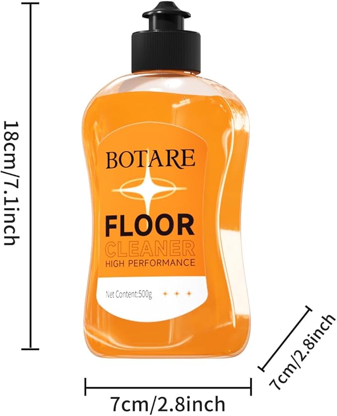 Household Hardwood Floor Cleaner, Acid Free Formula, Floor Solution for Mopping Wood Tile Laminate, Marble, Natural Stones, Porcelain Shower Bathroom, Liquid, 17.6 Fl Oz Each(1 Bottle)