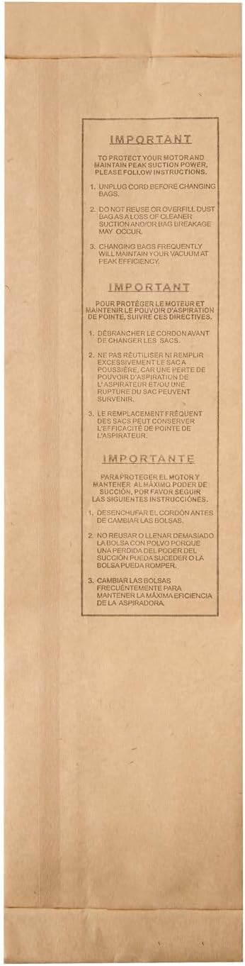 CF Clean Fairy 20Pack Vacuum Cleaner Paper Bags Compatible with Dirt Devil Royal Type U Uprights Replacement for 3920047001 3920048001 & 3920750001