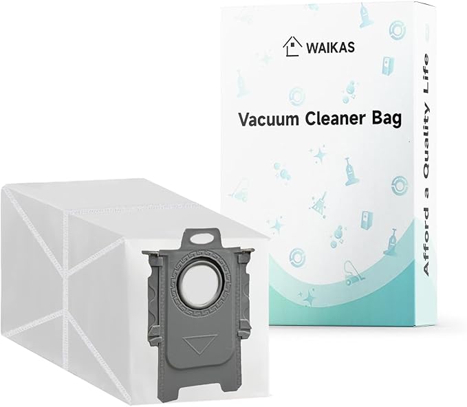 14 Pack Qrevo Vacuum Bags for Roborock Qrevo Series QV 35A, Qrevo S5V, Saros10r, Qrevo S, Qrevo Edge S5A, Qrevo 2R3W, S8 Max Ultra, S8 MaxV Ultra, Qrevo Curv S5X, Qrevo Master/Slim Robot Vacuum