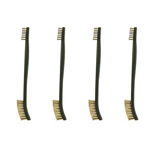 5-Piece Brass Wire Brush Set, Small Brass Wire Brushes, Mini Wire Brushes for Cleaning, Rust Removal