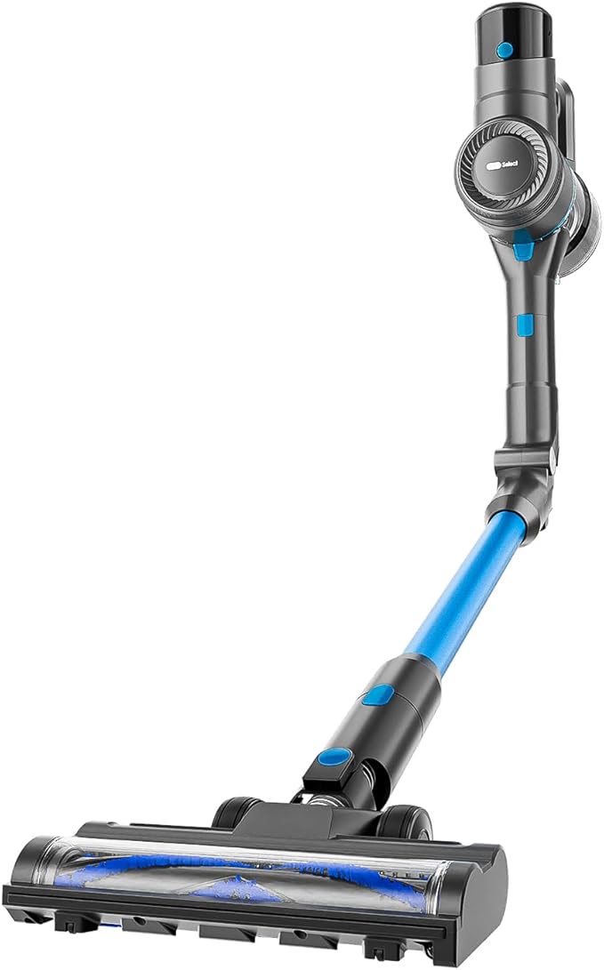 Apical Life Cordless Vacuum Cleaner, 40Kpa 300W Stick Vacuum with Foldable Tube, 45 Mins Runtime, LED Headlight, HEPA Filter, Wall-Mounted Storage, 3-in-1 for Carpet and Hard Floor