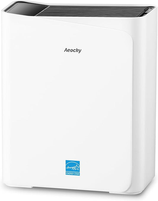 2300 ft² Air Purifiers with 240 CADR in Turbo Mode, AEOCKY Proprietary YearChange Filter, with Multi-Effect Filter, Washable Pre-Filter, Scent Capsule, Air Quality Monitor, for Home Large Room Pets